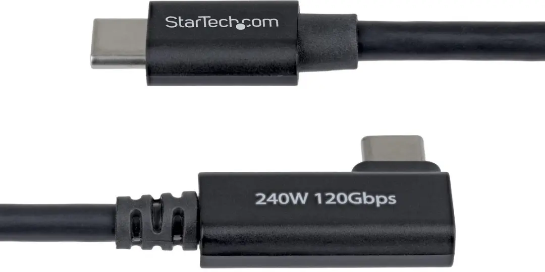 Startech Thunderbolt 5 Kabel 80cm - 80Gbps/120Gbps 240W - Zwart - afbeelding 4 van 5