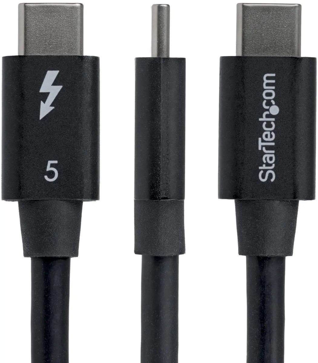 Startech Thunderbolt 5 Kabel 80cm - 80Gbps/120Gbps 240W - Zwart - afbeelding 5 van 5