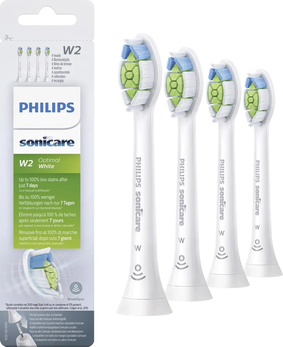 Philips Sonicare W2 Optimal White HX6064/10 Opzetborstels