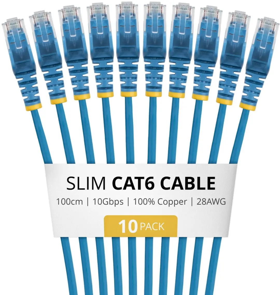 Startech N6PAT100CMBLS10PK Netwerkkabel Cat6