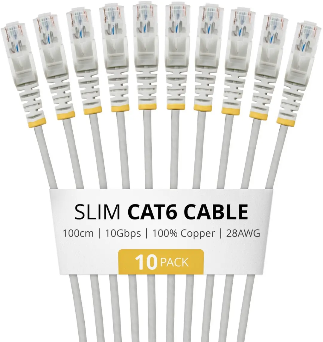 Startech N6PAT100CMGRS10PK Netwerkkabel Cat6
