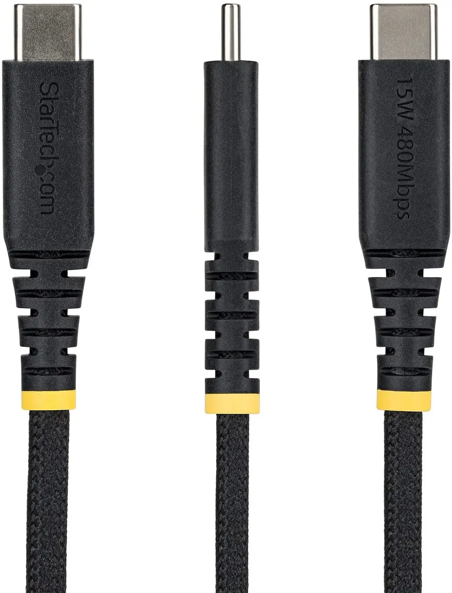 Startech USB2AC3MBR USB-A naar USB-C Kabel 3m - 15W 3A - Zwart - afbeelding 5 van 5