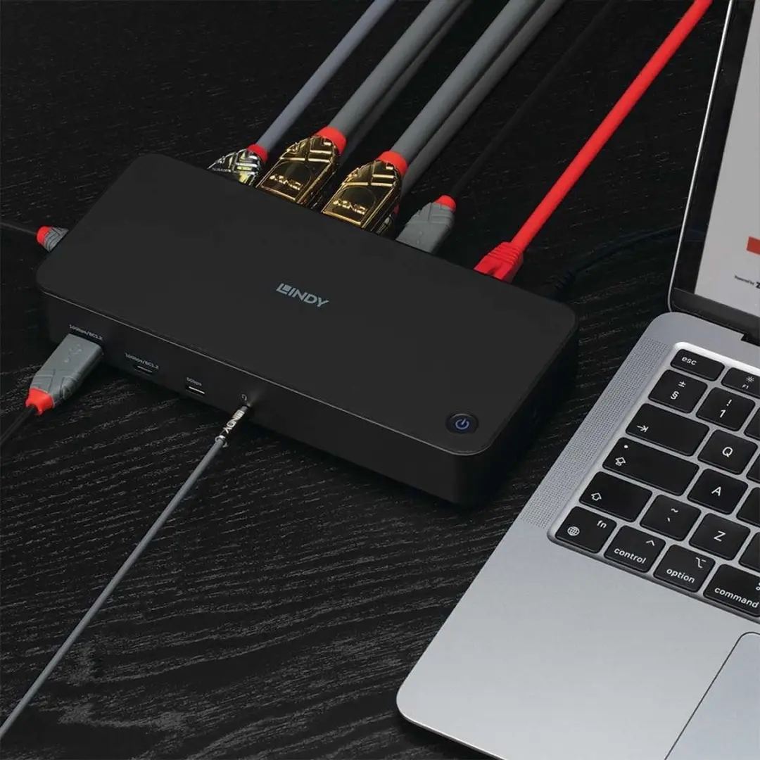 Lindy DST-Pro Universal USB-C Dockingstation 43366 - Zwart - afbeelding 5 van 6