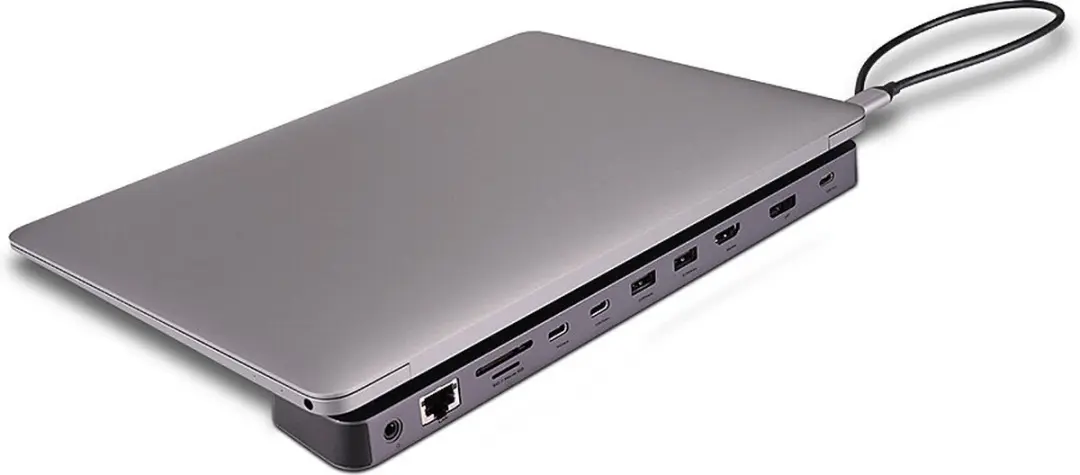 Lindy 43392 Poortreplicator USB 3.2 Gen 1 - Antraciet - afbeelding 3 van 6