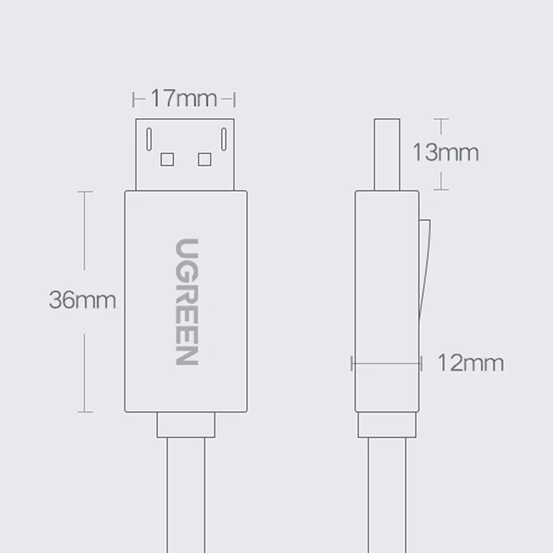 DisplayPort Kabel Monitor TV 3m Zwart