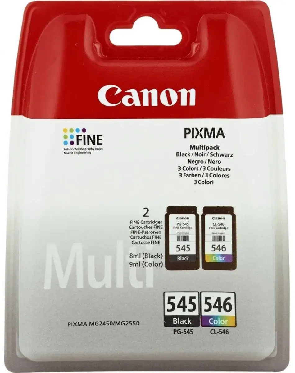 Canon PG-545XL/CL-546XL Inktcartridges - 700 pagina's - afbeelding 5 van 5
