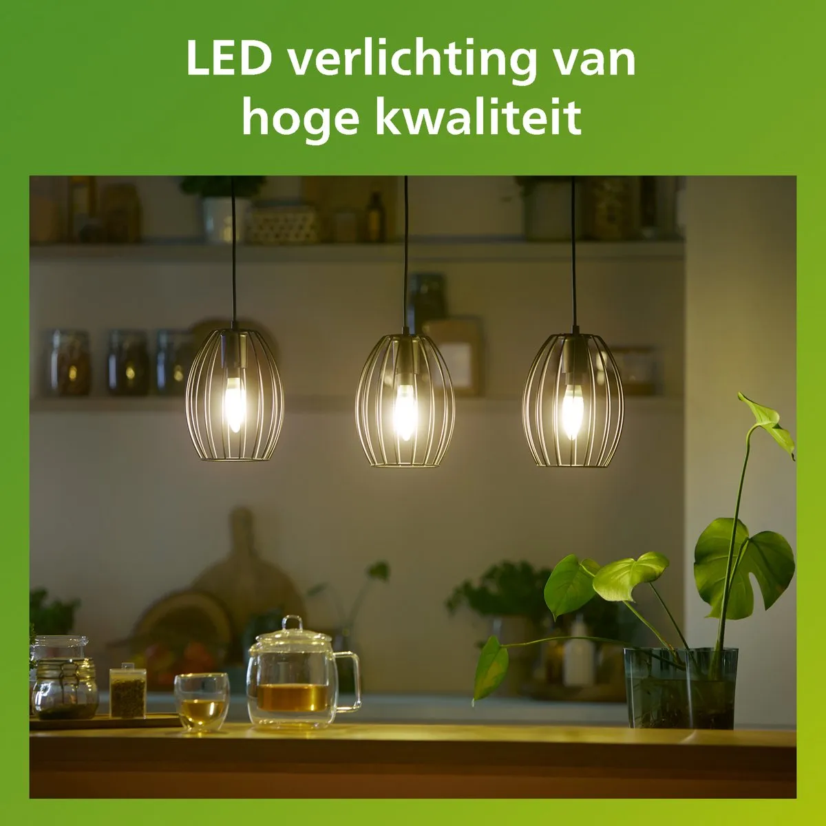 Philips Ultra Efficient LED Kaarslamp E14 2.3W - Mat - Warmwit