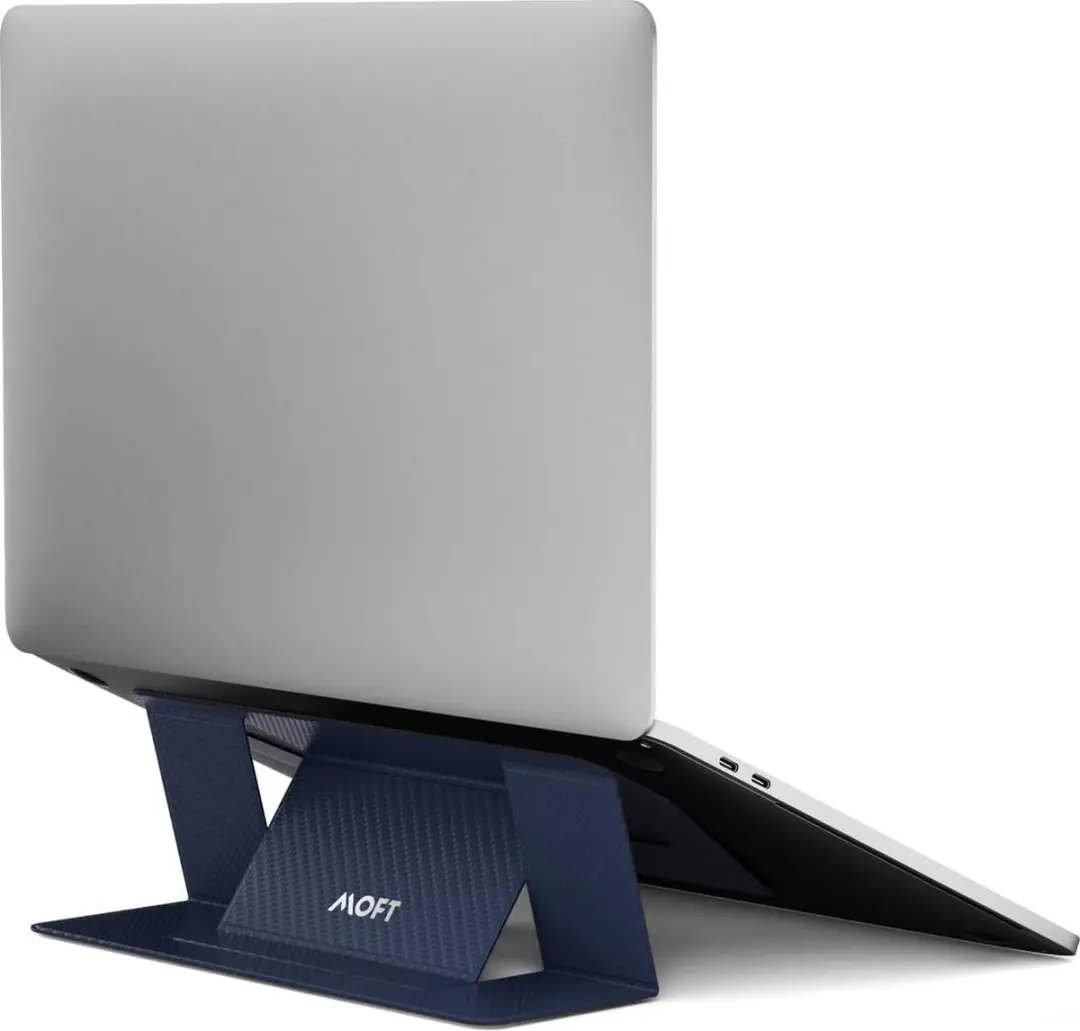 Onzichtbare smalle laptopstandaard voor bureau, draagbare en opvouwbare laptopst