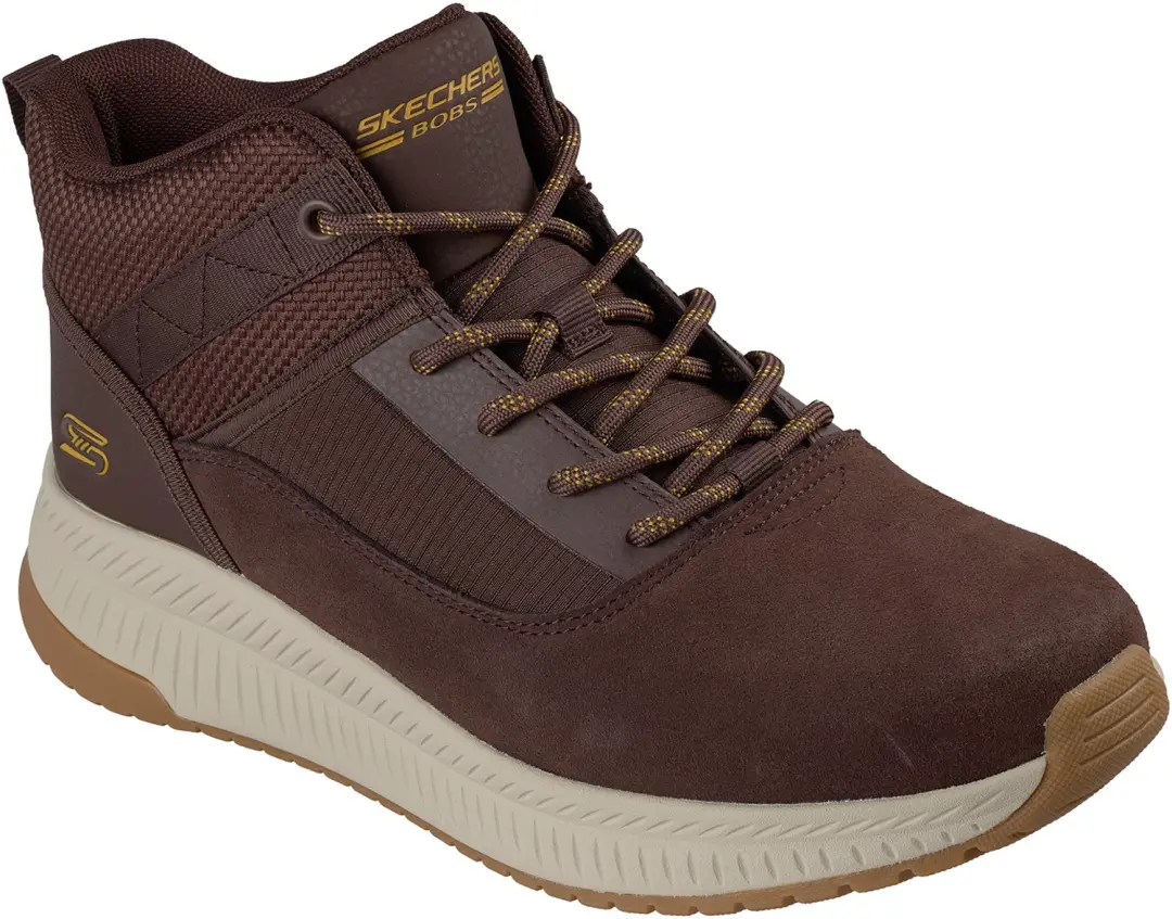 Skechers Heren BOBS Squad 4 Core Look Sneakers Slip Ins Brown