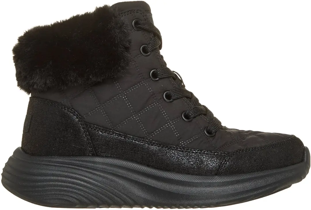 Skechers Meisjes Bounder Pro Cozy Fit Luxe Laarzen Zwart