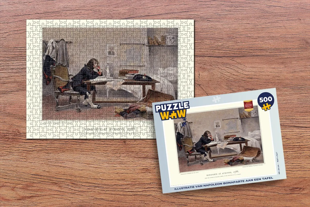 PuzzleWow Napoleon Bonaparte Legpuzzel 500 Stuks - Multicolor