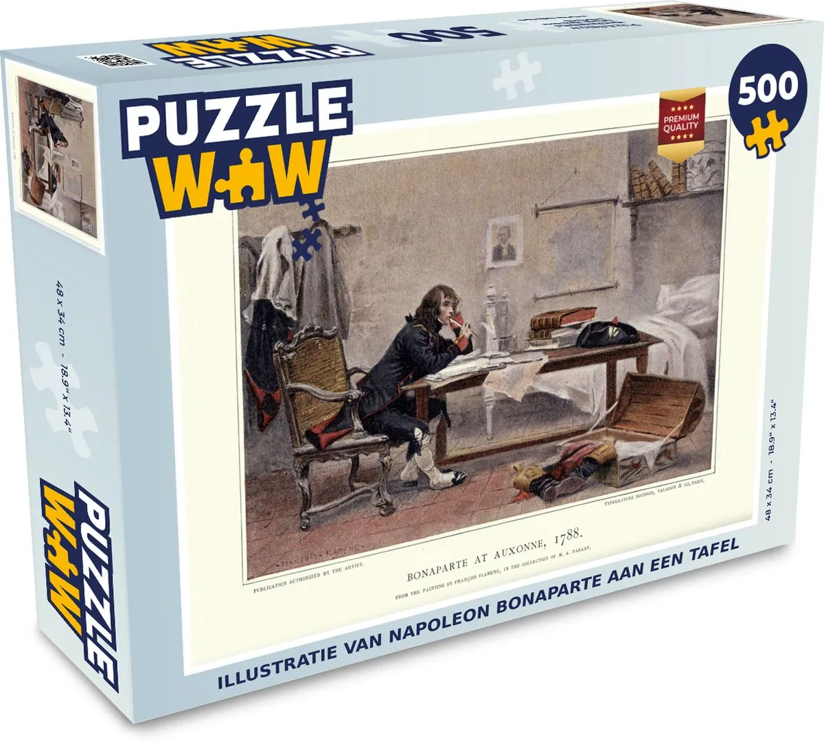 PuzzleWow Napoleon Bonaparte Legpuzzel 500 Stuks