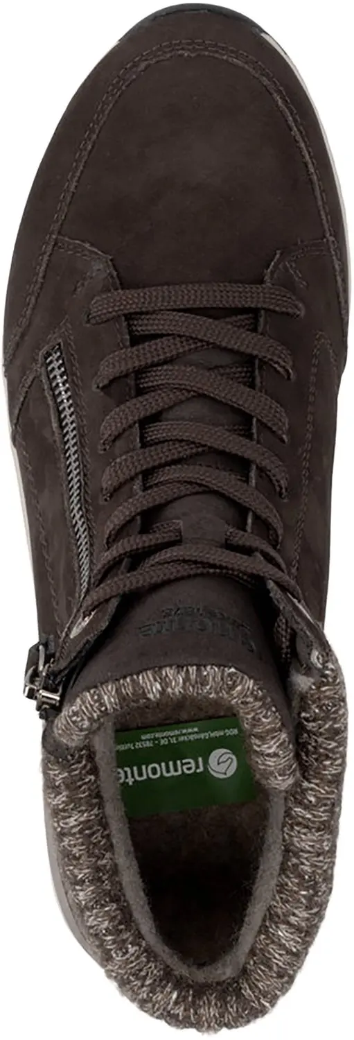 Baskets Montante en cuir Castor
