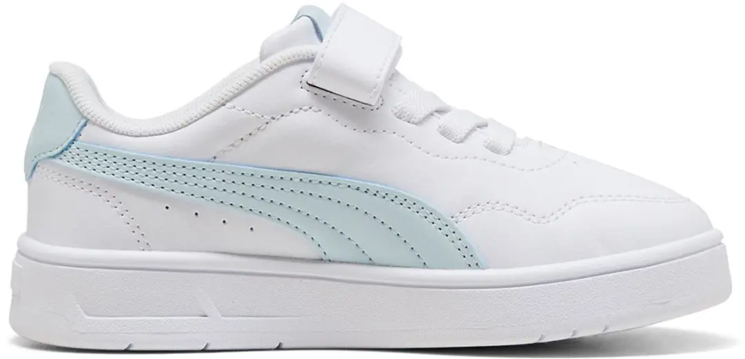 PUMA Low Court Lally AC+ PS 402305 - Kinderschoen - Maat 34 - Puma White-Sea Glass - afbeelding 4 van 6