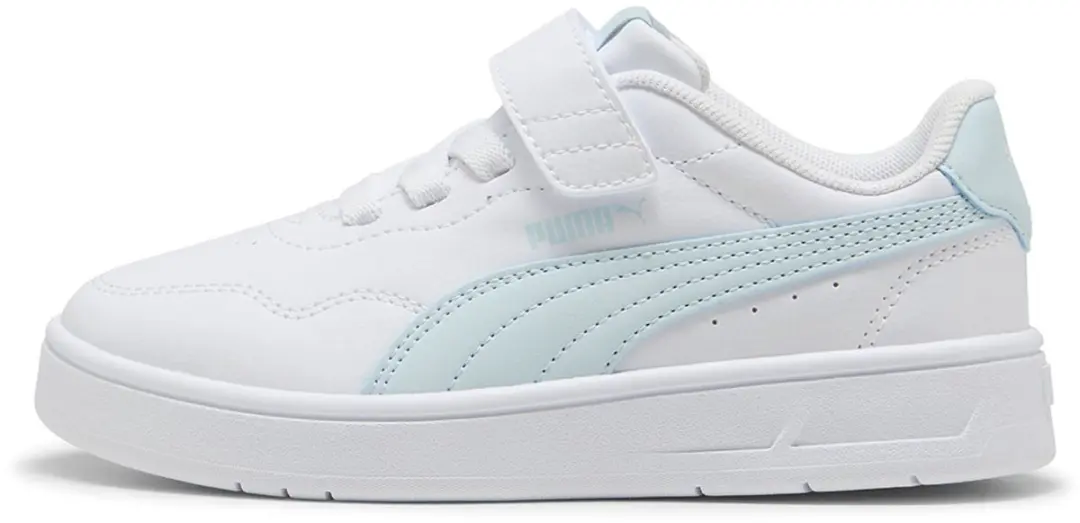 PUMA Low Court Lally AC+ PS 402305 - Kinderschoen - Maat 34 - Puma White-Sea Glass - afbeelding 6 van 6