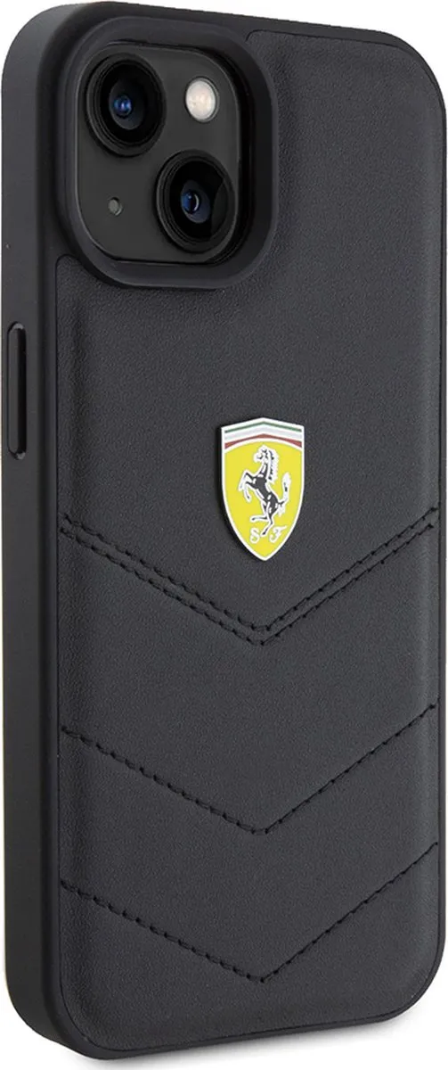 Ferrari iPhone 15 Hoesje - Effen Zwart