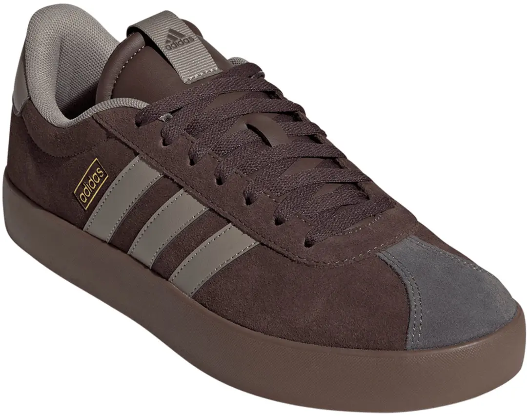 adidas VL Court 3.0 Sneakers Leer Veterschoenen Maron - afbeelding 2 van 2