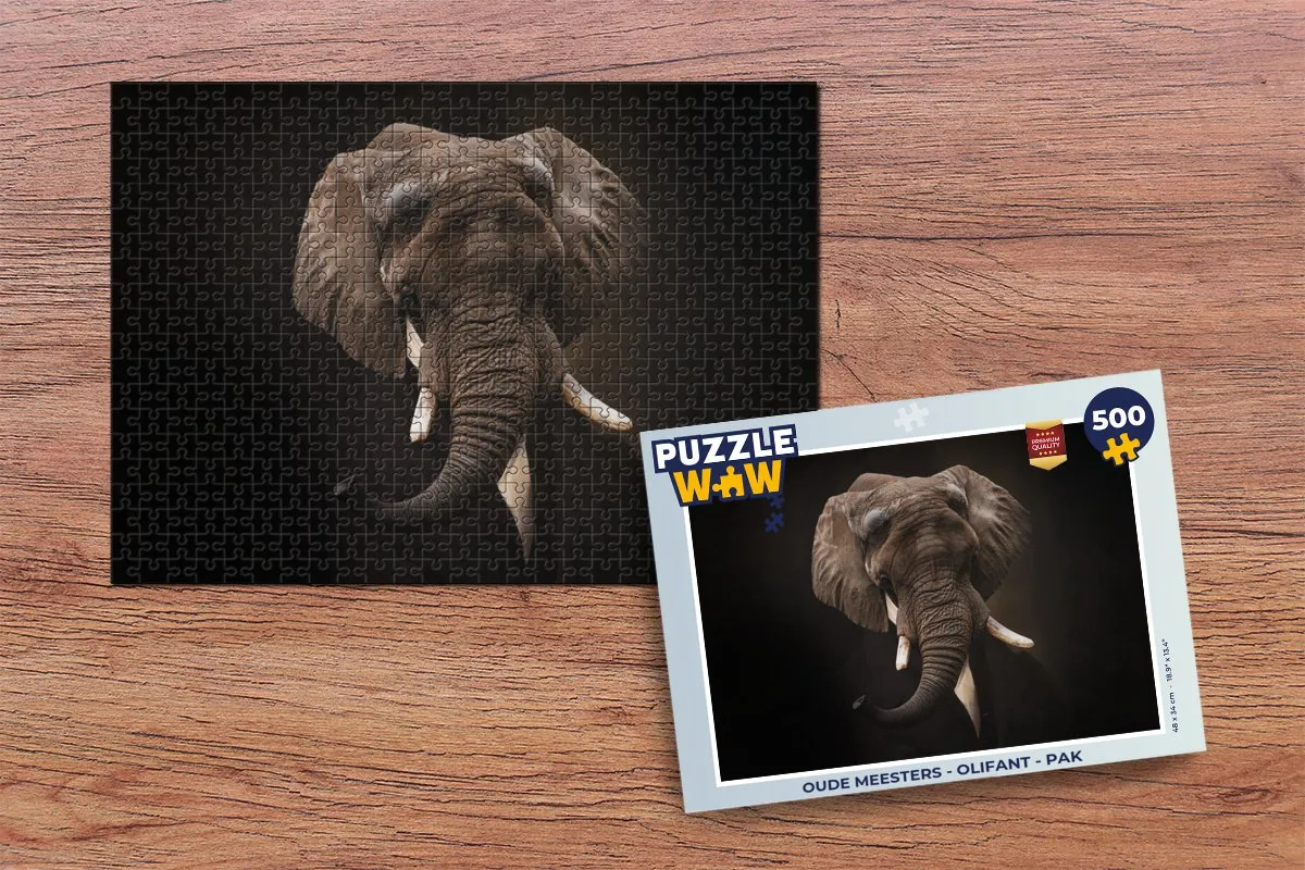 PuzzleWow Oude Meesters Legpuzzel 500 Stuks - Multicolor