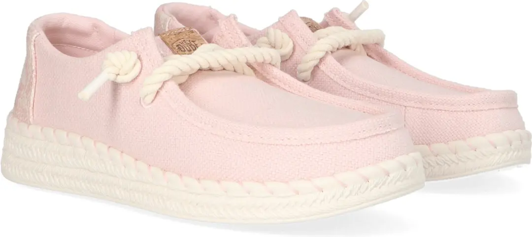 HEYDUDE Wendy Espadrille Dames - Roze - Maat 42