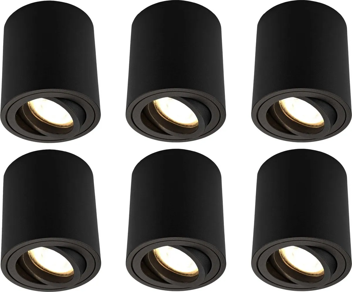 LEDVION 6X LED Opbouwspots 5W 2700K