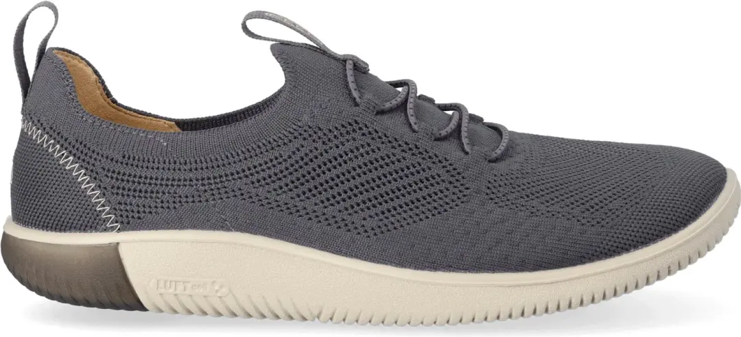 KNX Knit Heren Sneakers Textiel Grijs