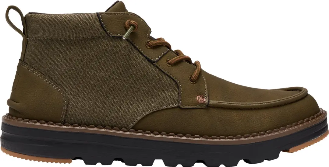 Flint Classic Heren Boots Imitatieleer Groen