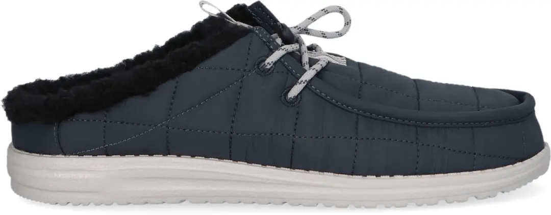 Wally Slip Camp Nylon Heren Instappers Blauw