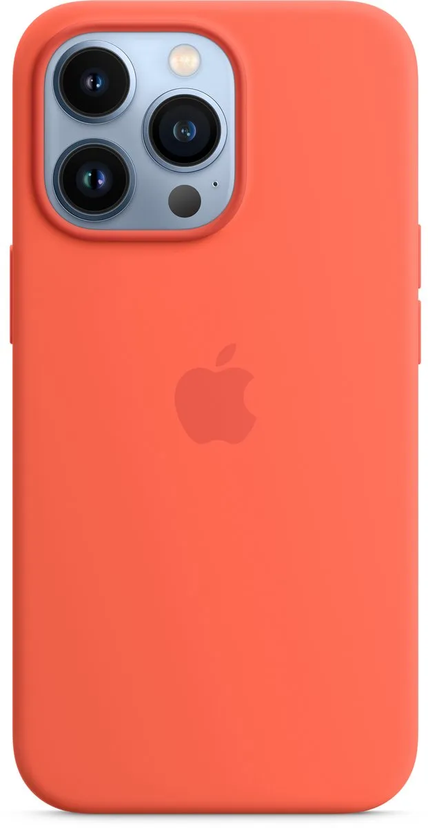 Apple Silicone Backcover MagSafe MN683ZM/A - Nectarine