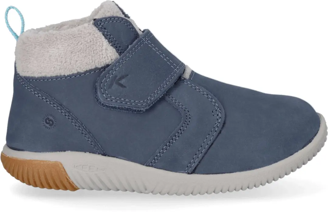 KNX Middie Jongens Boots Leer Blauw