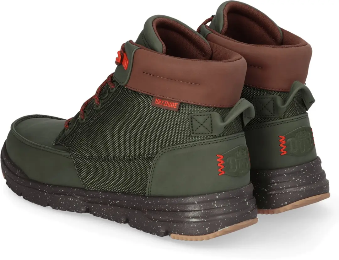HEYDUDE Bradley II Nylon WP Heren Laarzen - Groen - afbeelding 5 van 6