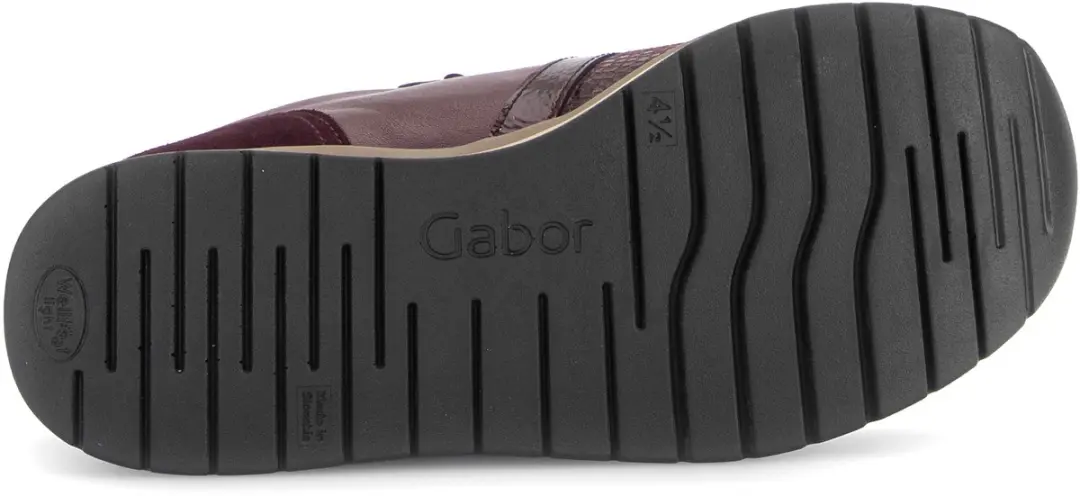Gabor Dames Sneakers - Bordeaux - afbeelding 4 van 6