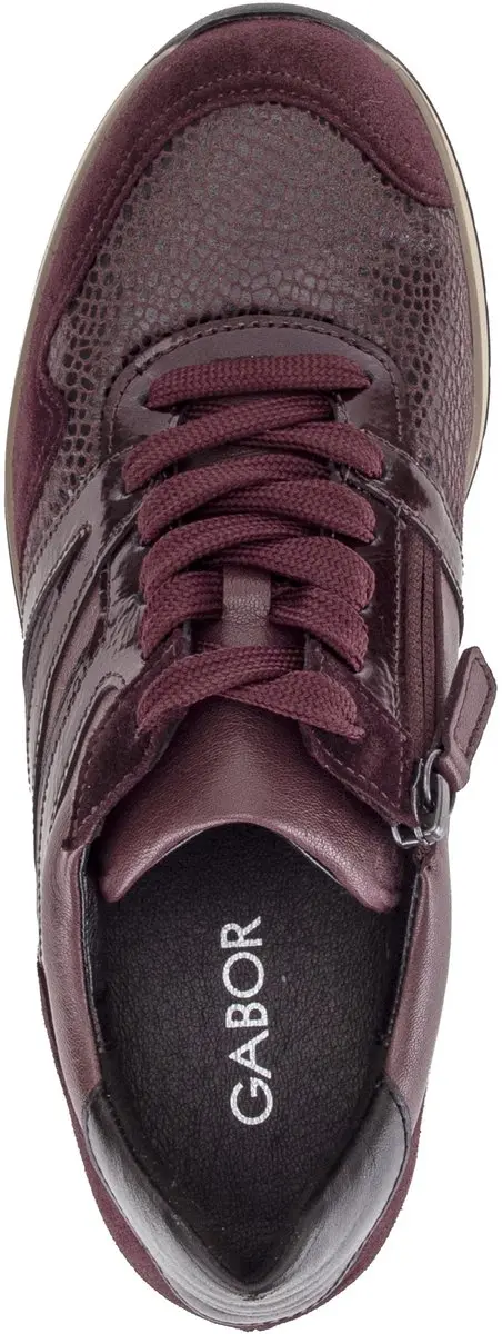 Gabor Dames Sneakers - Bordeaux - afbeelding 3 van 6