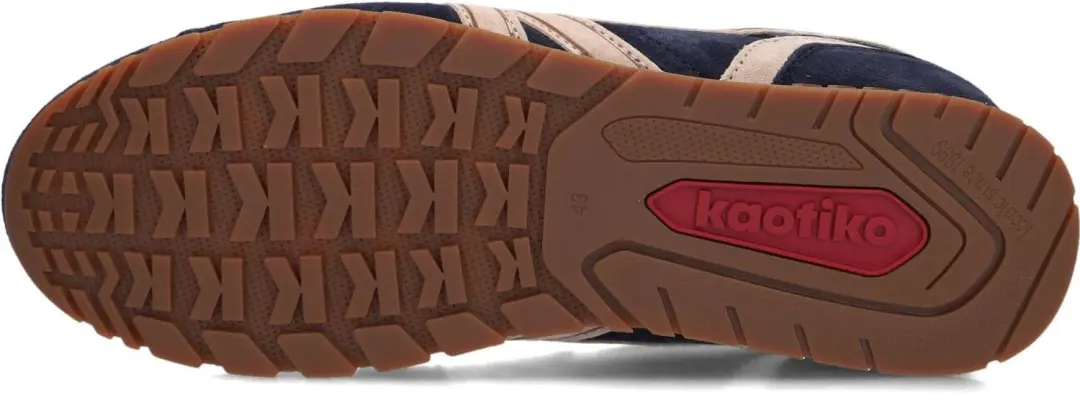Kaotiko Seattle Heren Sneakers - Donkerblauw 42 - afbeelding 5 van 6