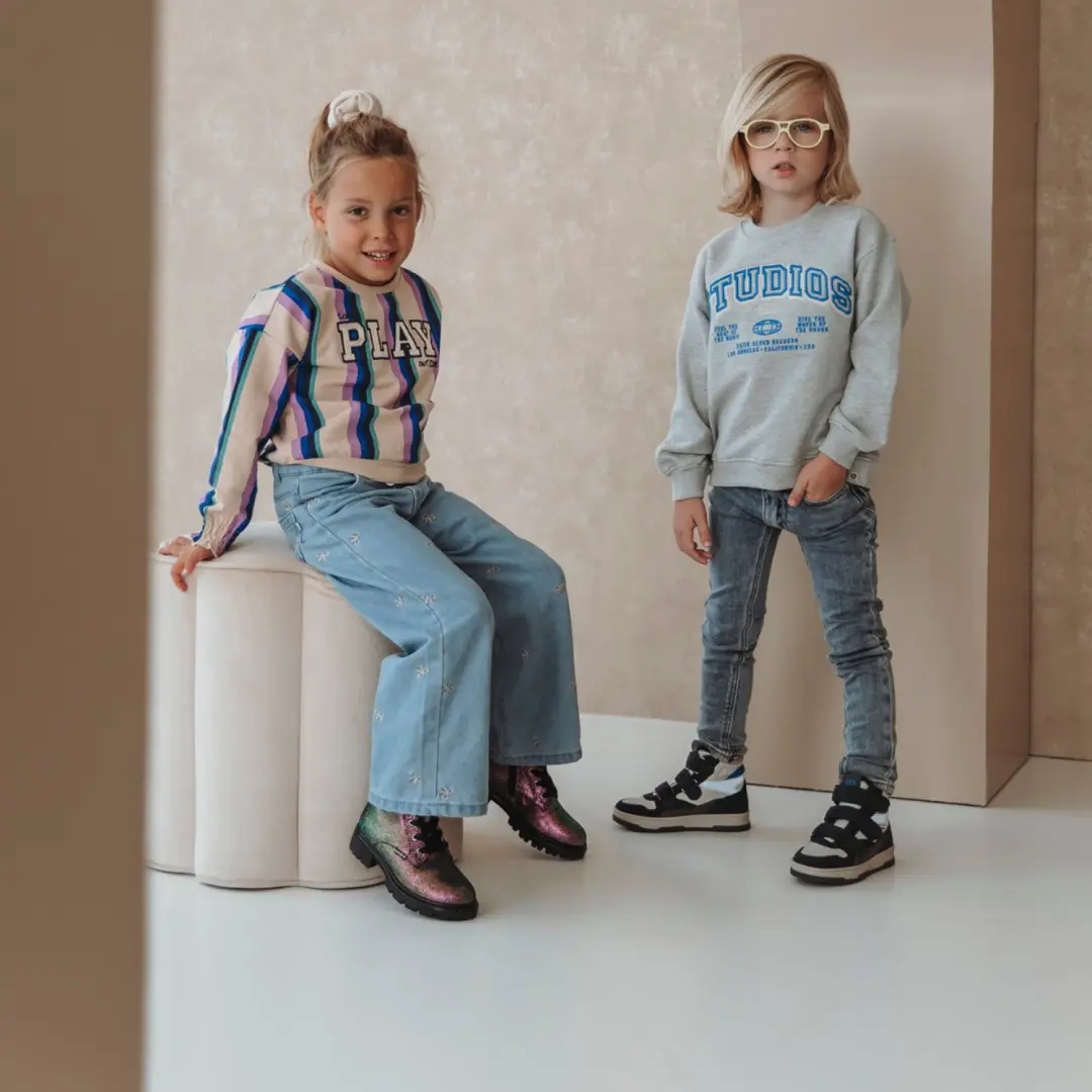 BunniesJR Benjamin Baas Jongens Sneakers 34 - Blauw - afbeelding 3 van 6