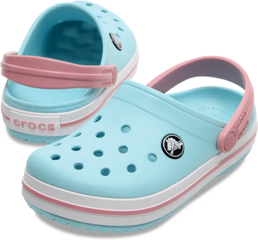 Crocs Crocband Kids Teenslipper - Ice Blue/White - 23/24 - afbeelding 4 van 6