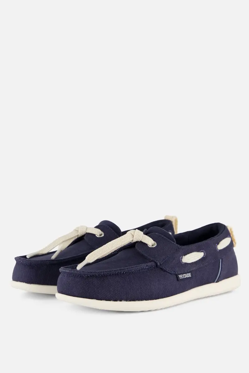 Hey Dude Harbor Breeze Bootschoenen blauw Textiel