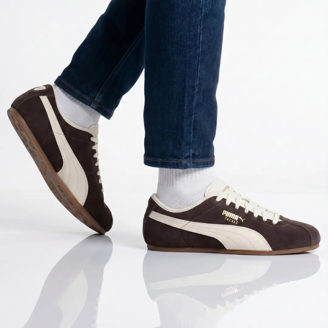 PUMA Tackle 404456-11 Heren Sneakers - Bruin - afbeelding 2 van 6