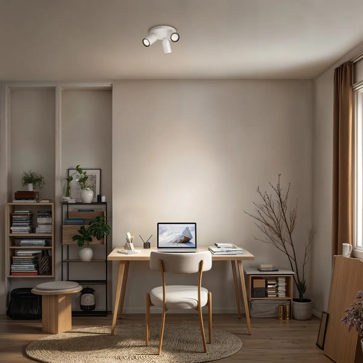 Philips Pongee Opbouwspot 3-lichts - Wit