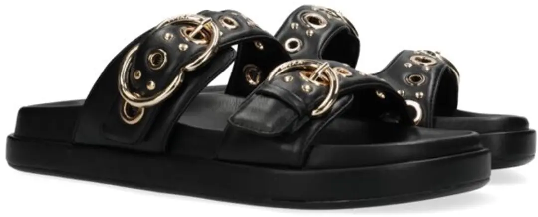 Mexx Toma Slippers - Dames - Zwart - Maat 36 - afbeelding 3 van 6