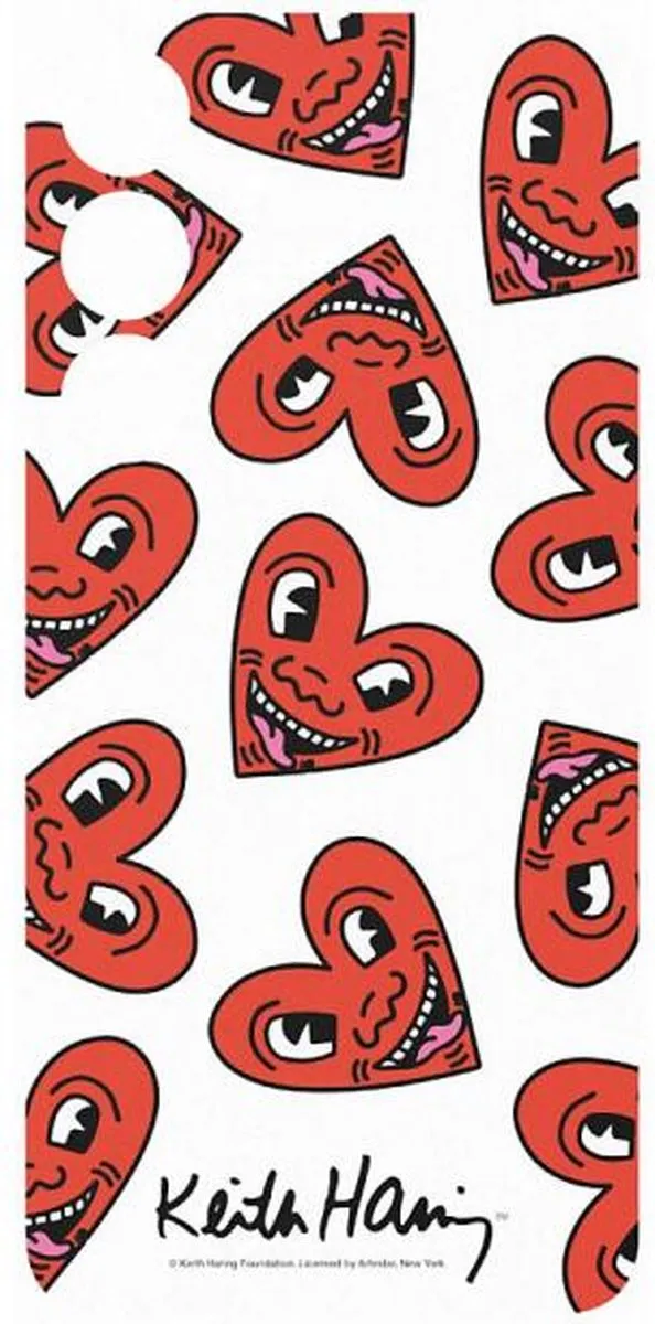 Samsung Keith Haring Heart Plate Galaxy S24 Ultra - Rood