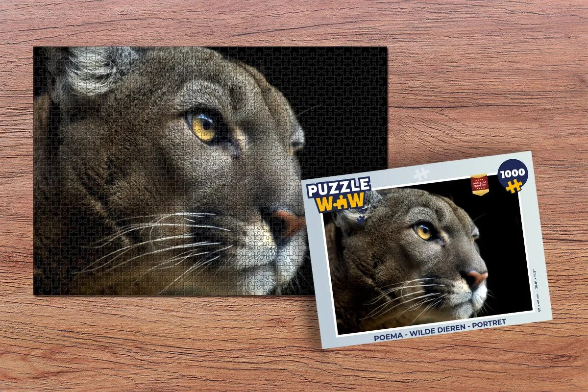 PuzzleWow Wilde Dieren Legpuzzel 1000 Stuks - Multicolor
