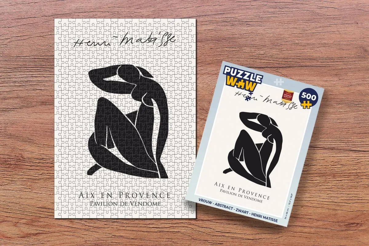 PuzzleWow Henri Matisse Abstract Legpuzzel 500 Stuks - Multicolor