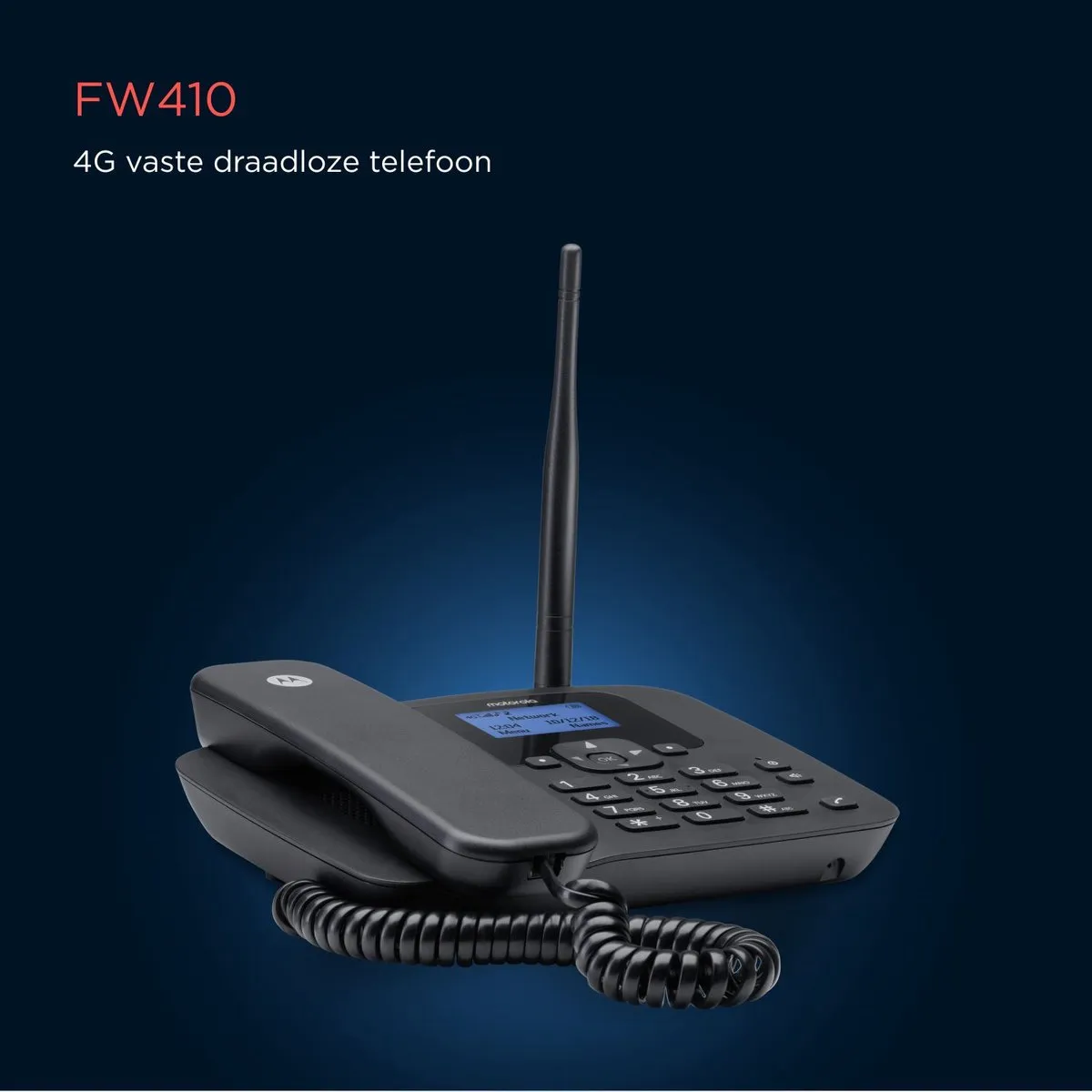 Motorola FW410L Vaste Telefoon - 4G - Zwart