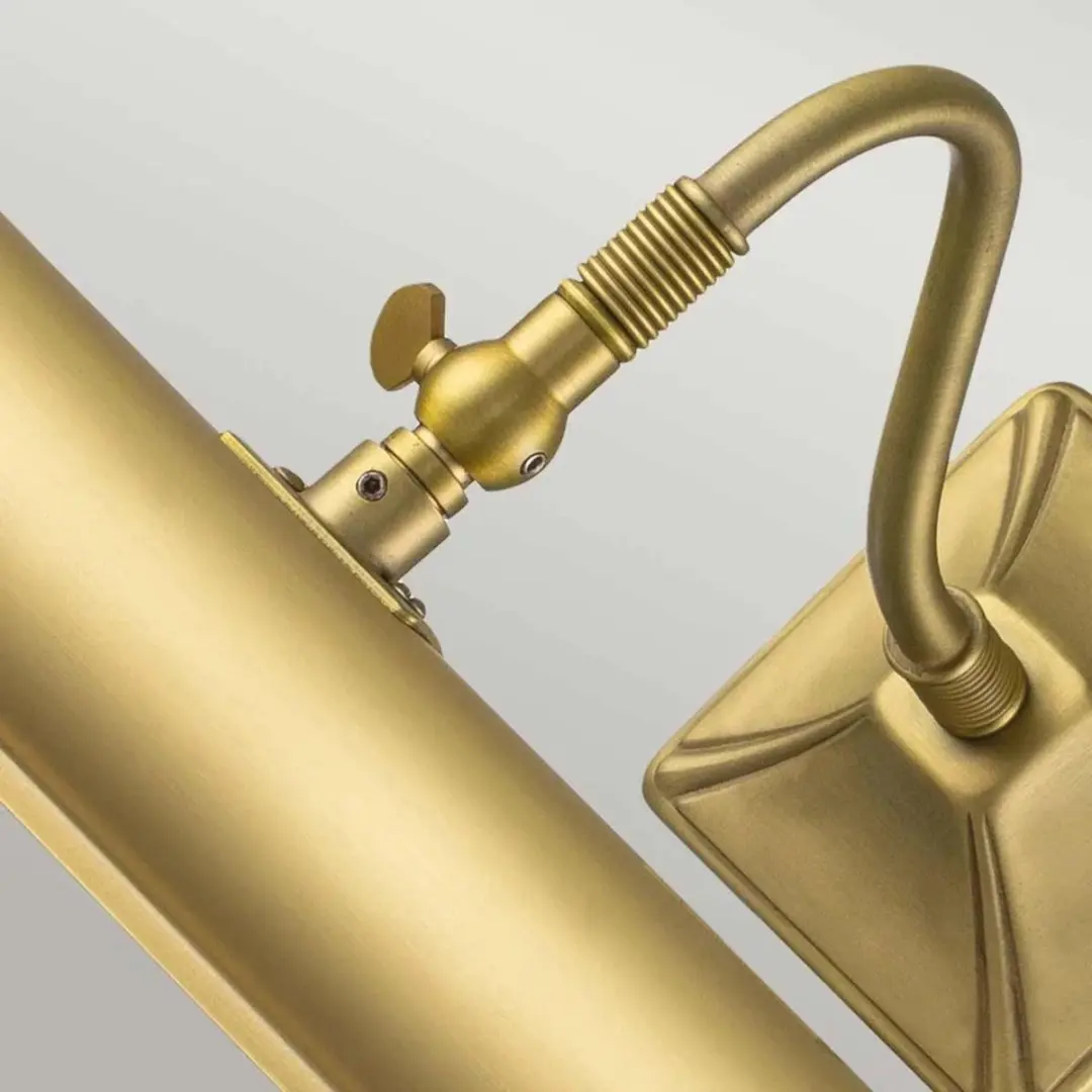 Elstead Picture Light LED - 2x E14 40W - Dimbaar - Brushed Brass - afbeelding 3 van 5