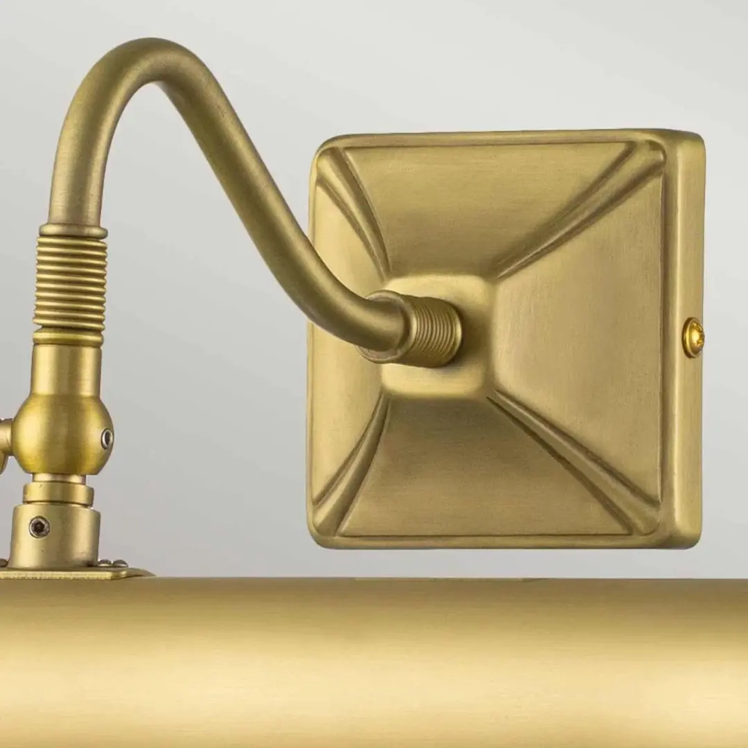 Elstead Picture Light LED - 2x E14 40W - Dimbaar - Brushed Brass - afbeelding 5 van 5