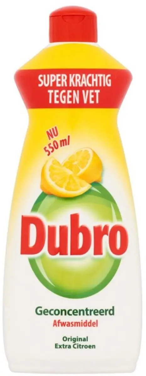 Dubro Afwasmiddel Extra Citroen 550ml - 550 Stuks - afbeelding 2 van 6