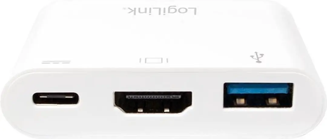 Logilink UA0258 USB-C naar HDMI Adapter - Wit - afbeelding 2 van 3