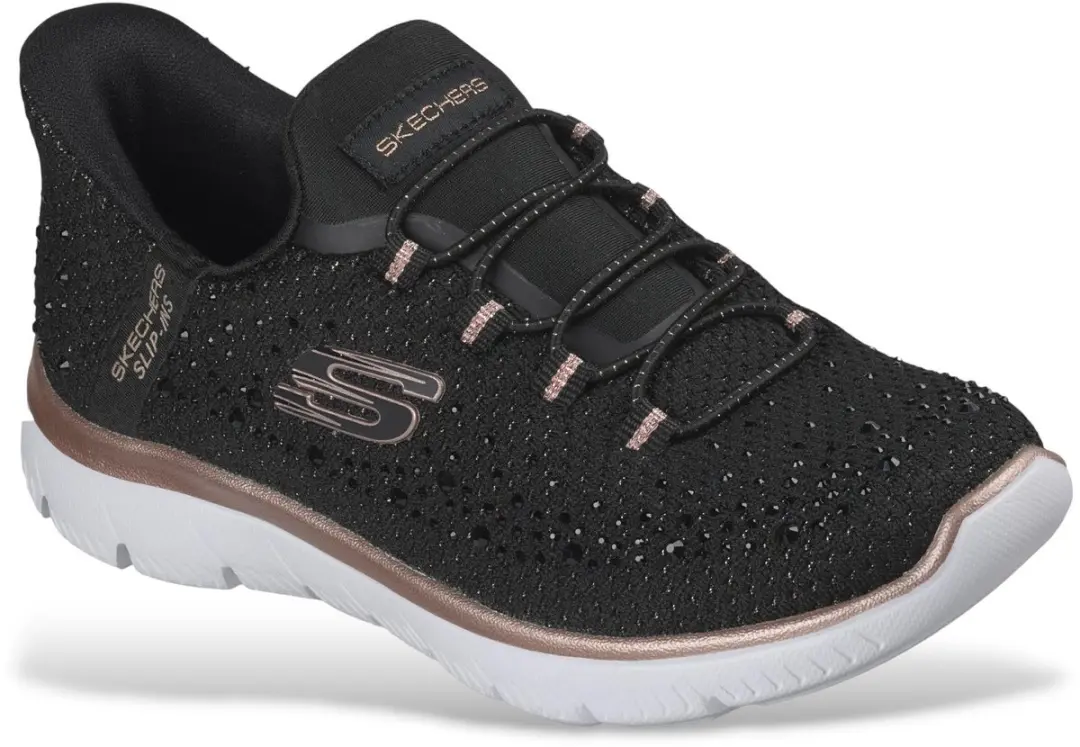 Skechers Hands Free Slip-Ins Summits Dames Sneaker - Zwart - afbeelding 6 van 6