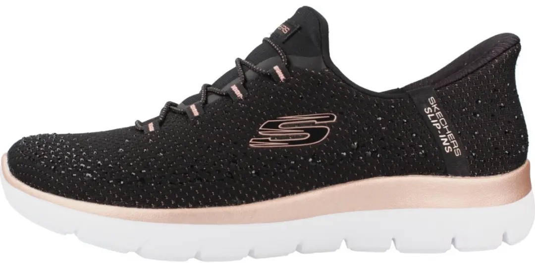 Skechers Hands Free Slip-Ins Summits Dames Sneaker - Zwart - afbeelding 2 van 6