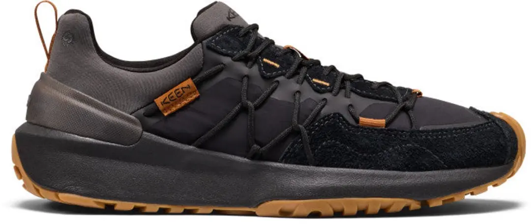 Uneek Trekker Heren Sneakers Leer Zwart